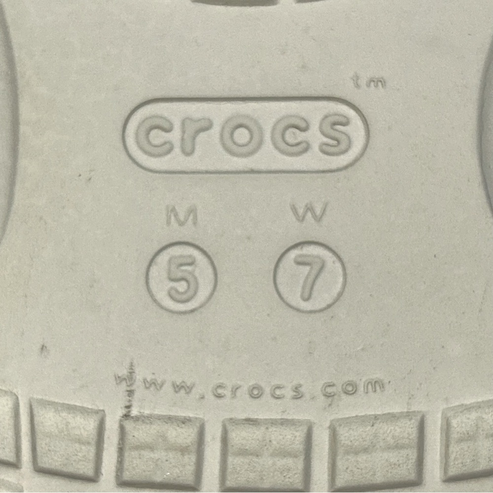 Crocs Adults' 2 Strap V2 Sandals Size 7 Women/5 Men’s - Picture 9 of 9